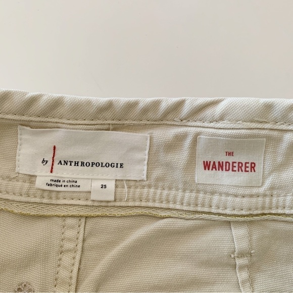 Anthropologie Wanderer Camo Print Utility Pants 25 Camouflage - Picture 9 of 12